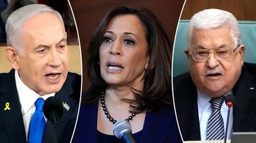 Experts caution against rewarding terrorism through support for Palestinian state, as Harris has done.