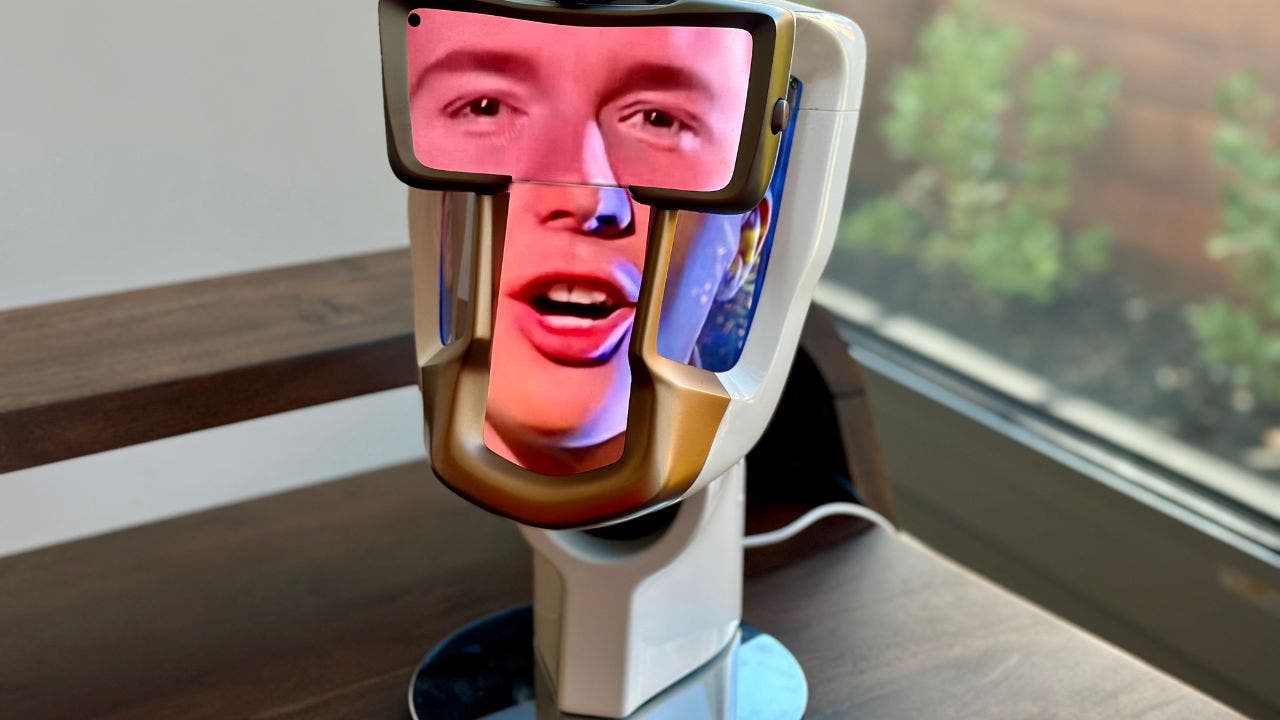 An AI avatar with a spooky appearance and a voice provides a more human-like experience when interacting with ChatGPT.