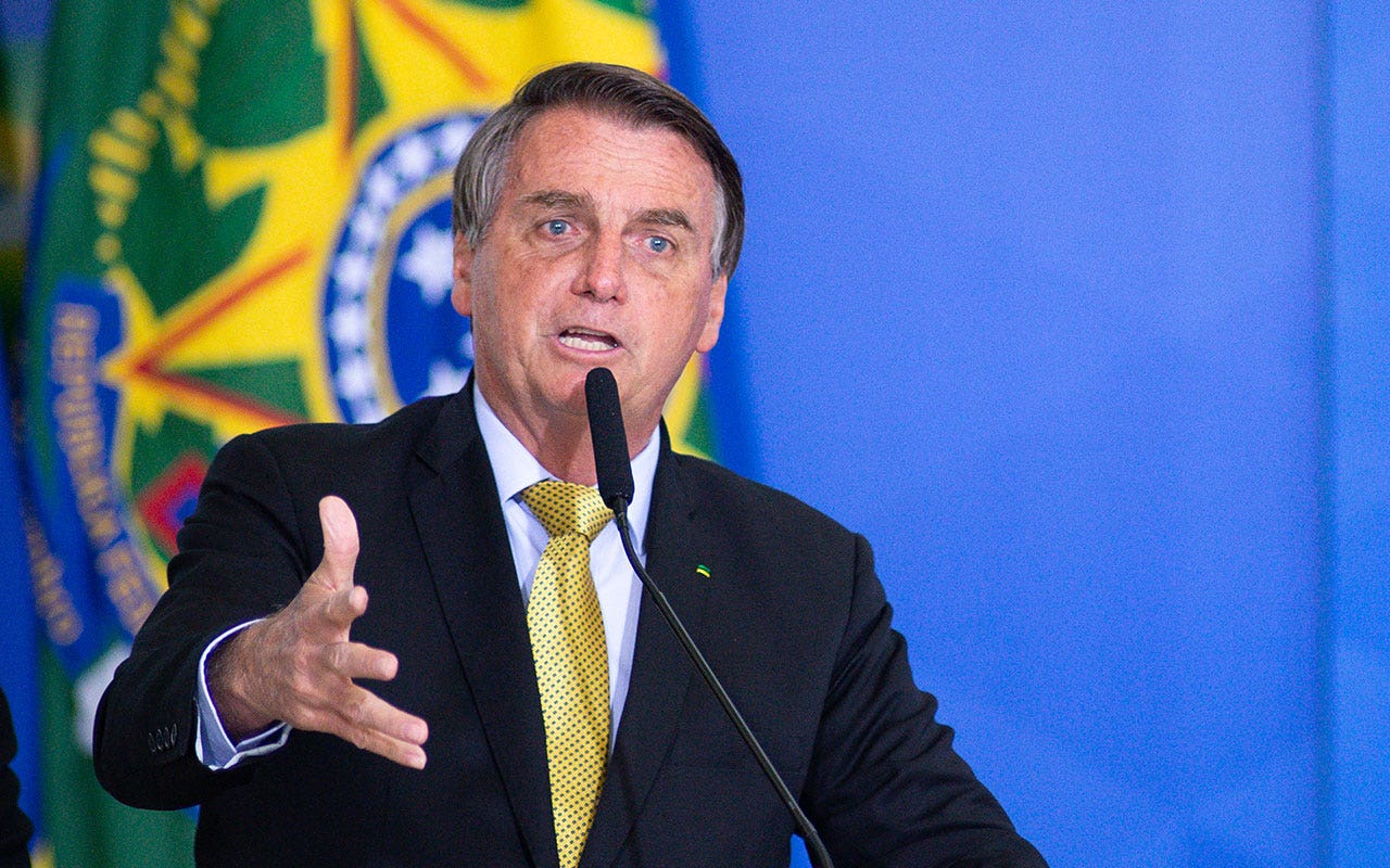 Federal Police charge former Brazilian President Jair Bolsonaro with illegal possession of diamonds.