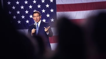 Florida Governor Ron DeSantis boasts about the state's "future-oriented mindset" and pledges to assist the incoming Trump administration in any way possible.