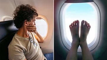 Ice cream-filled cotton candy burritos become viral, while airlines consider removing barefoot passengers from flights.