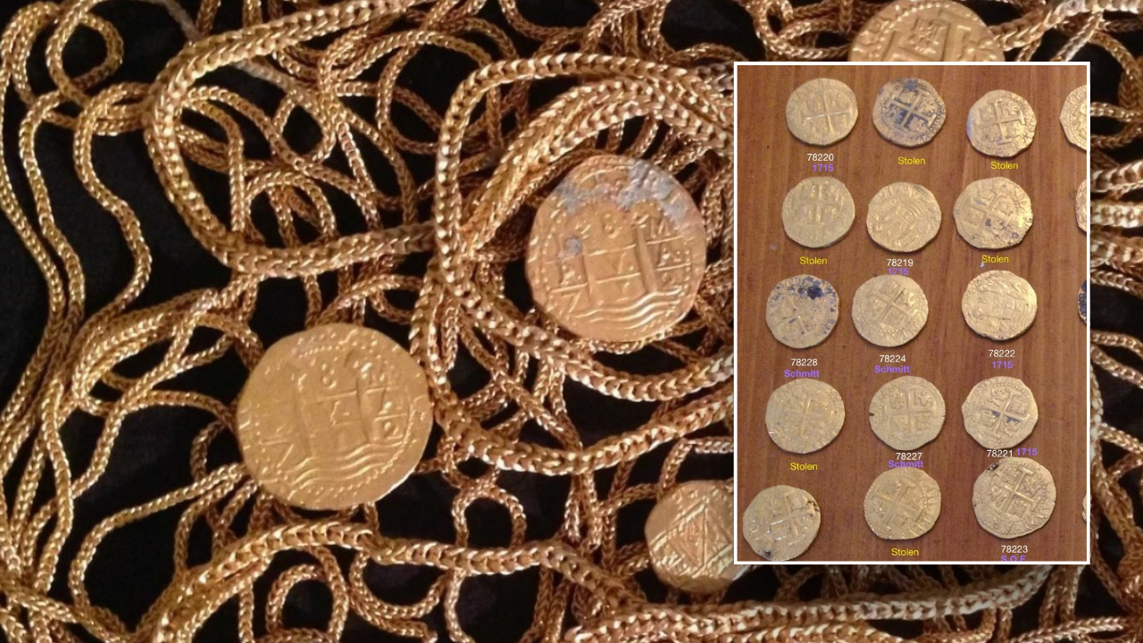 Florida authorities recover centuries-old gold treasure that was stolen.