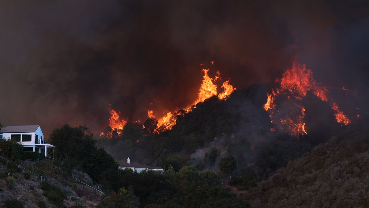 Another fire breaks out in the Los Angeles area while firefighters continue to fight the Palisades inferno.