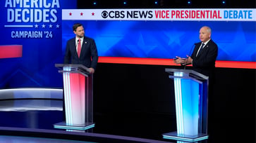 CBS moderators are reminded of debate rules by JD Vance after they attempt to fact-check him.