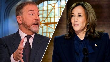 Chuck Todd of NBC criticizes Kamala Harris for not speaking to the press, stating that any misstep will be heavily scrutinized.