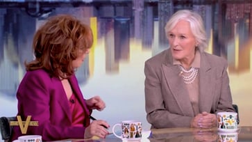 During the filming of "Hillbilly Elegy," Glenn Close commends the "generous" family of JD Vance, while "View" hosts make fun of the situation.