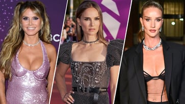 Sheer and sequins: PHOTOS of Heidi Klum, Natalie Portman, and Rosie Huntington-Whiteley dazzling.