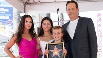 Vince Vaughn appears with kids at Hollywood Walk of Fame: "The most important thing in the world"