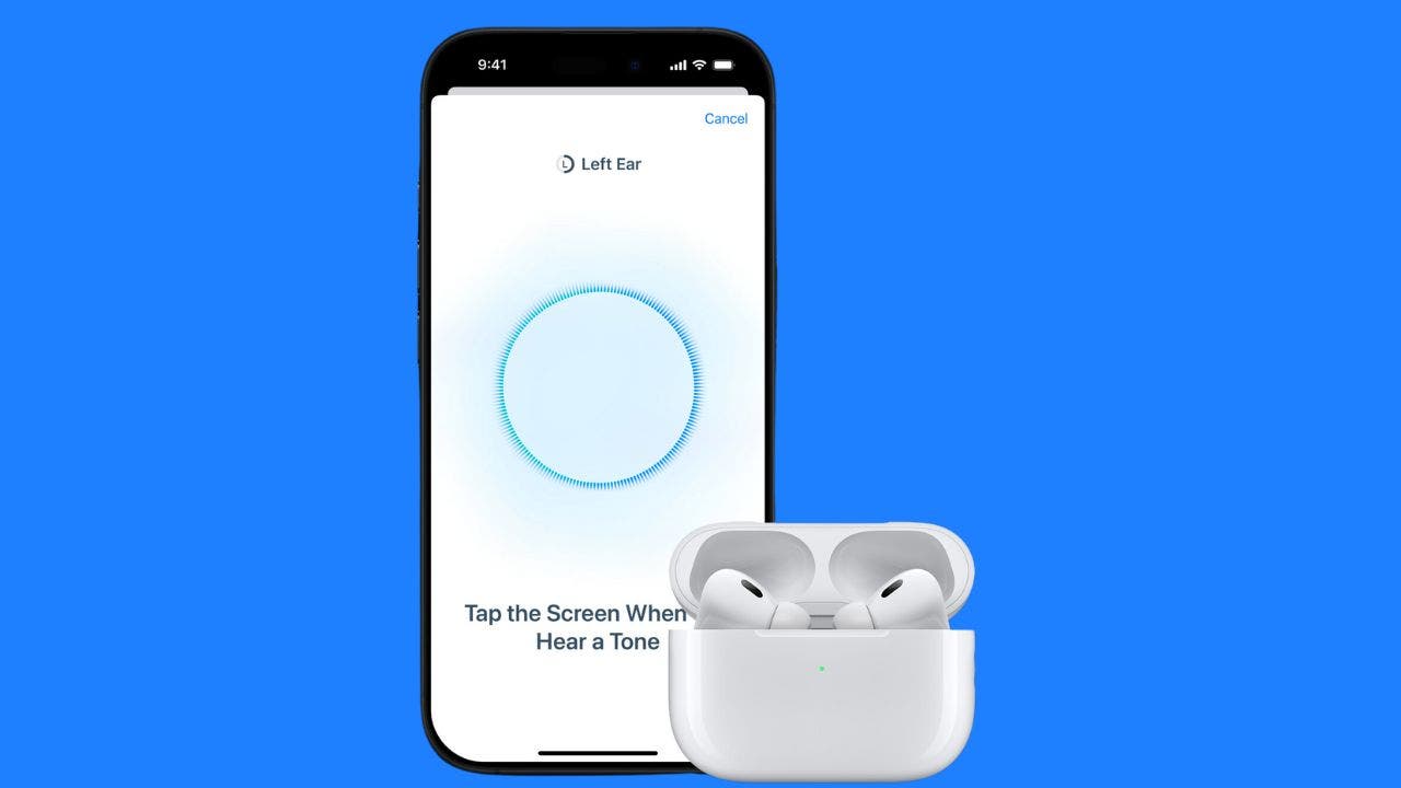 A few taps is all it takes to conduct hearing tests with Apple's AirPods Pro 2.