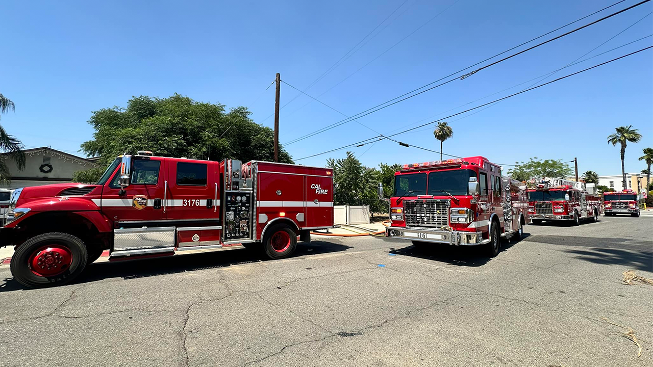 In California, a fire blazes across hundreds of acres, prompts evacuations, and leaves several firefighters injured.