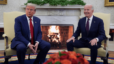 After meeting with Trump in the White House, Biden's social media posts spark joy and celebration.