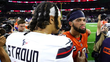 CJ Stroud, a Texan player, denies trying to belittle Caleb Williams during an awkward postgame interaction.