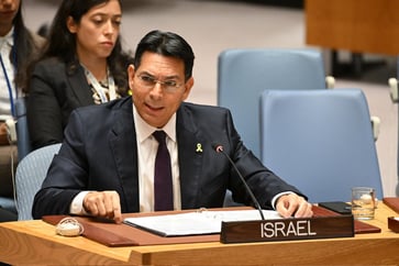 The new Israeli ambassador delivers a stern message to the UN regarding Hezbollah and Iran's inaction.