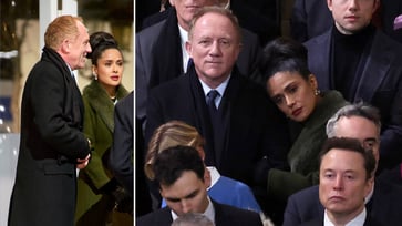 Salma Hayek and her billionaire husband attended the reopening of Notre Dame Cathedral after donating $113 million for its restoration.