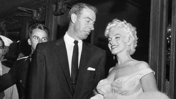 The author reveals that 'I Love Lucy' star acted as a matchmaker for Marilyn Monroe and Joe DiMaggio.