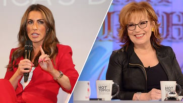 Alyssa Farah Griffin expresses disapproval towards Joy Behar during a heated debate on 'The View'.