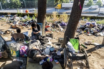 During a homeless encampment cleanup in Seattle, volunteer groups stumbled upon a "ticking timebomb."