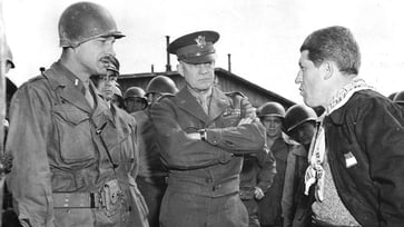 Dwight Eisenhower, the former president of Columbia, cautioned that the atrocities committed against Jews during WWII would be forgotten by the world.