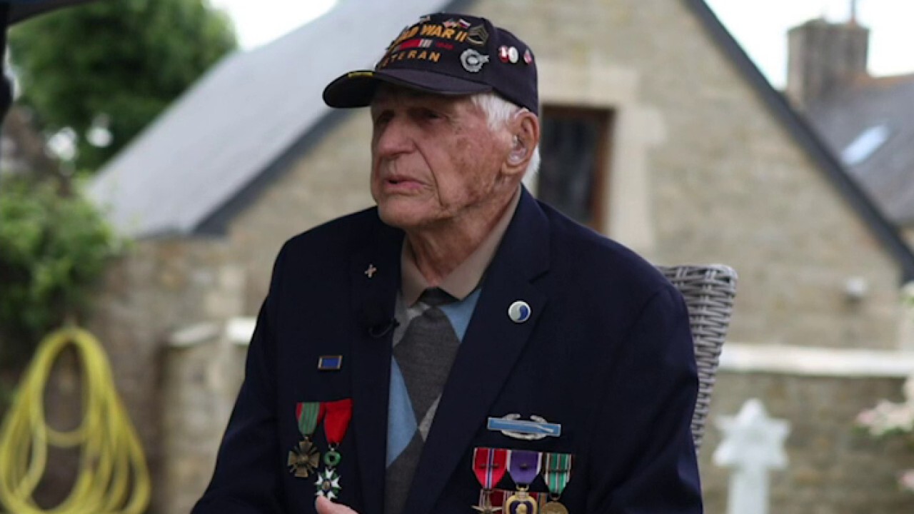 An 104-year-old WWII veteran who participated in the D-Day invasion returns to commemorate the 80th anniversary of the historic event.