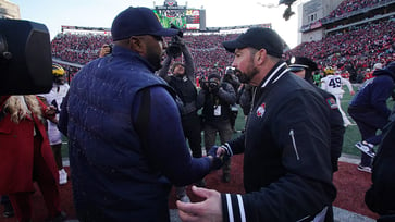 Ohio State players defended by Ryan Day after brawl; Sherrone Moore concedes the need for better handling of the situation.