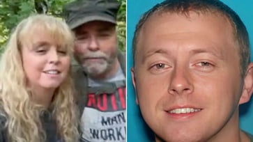 The Kentucky couple who discovered the remains of the alleged interstate shooter claims they became 'bounty hunters'.