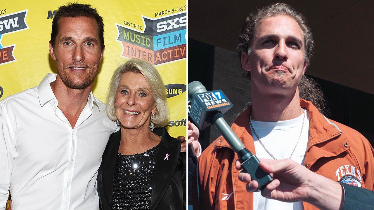 Matthew McConaughey recounts the advice his mother gave him following his arrest for playing bongos naked while under the influence in 1999.