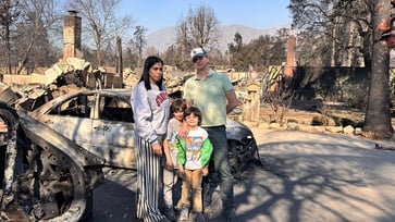 Despite devastating wildfire loss, an Altadena family of 4 remains resilient: "The things I cherish are no more."