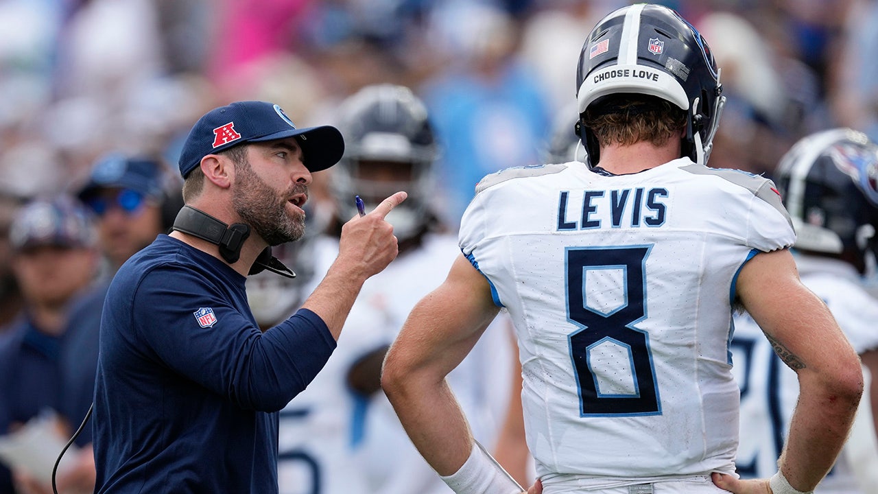 Will Levis of the Titans faces criticism after two consecutive turnovers.