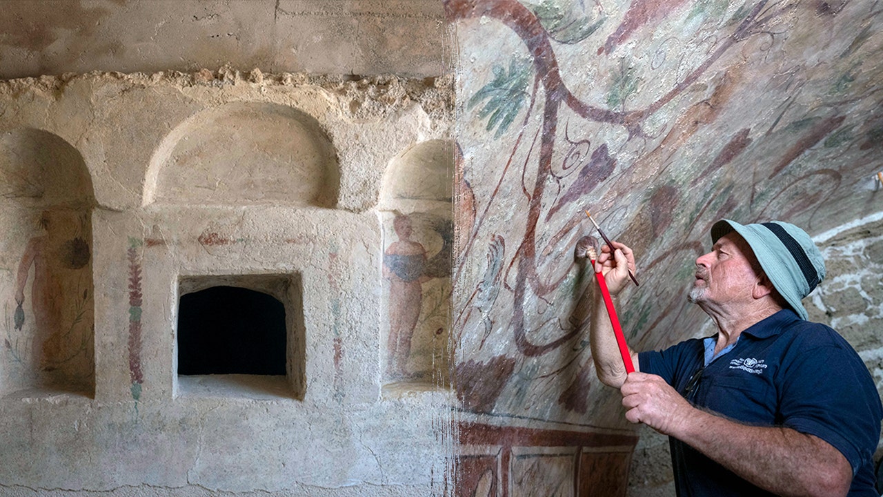 For the first time, Israel makes ancient tombs from Rome accessible to the public, showcasing 'wonderful paintings'.