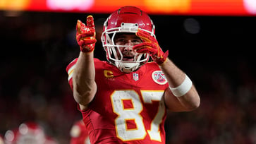 Travis Kelce is feeling '22' after delivering his standout performance in the Chiefs' playoff victory.