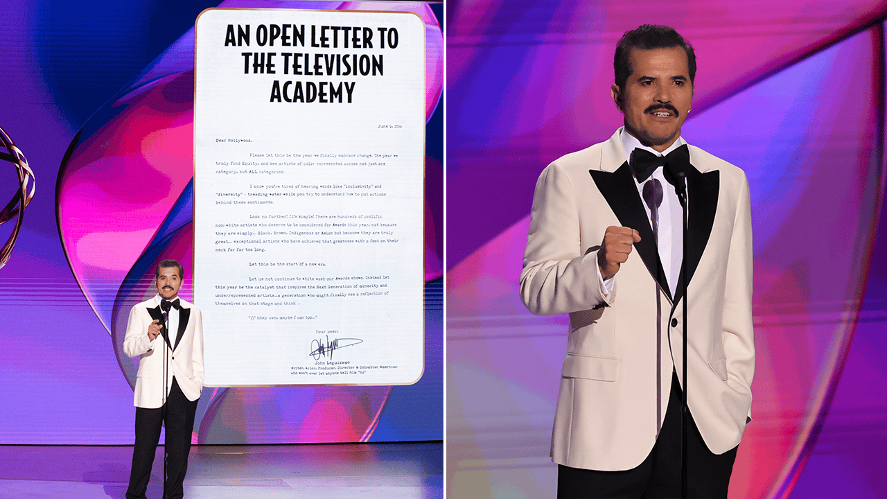 John Leguizamo defends DEI at Emmys through a speech.