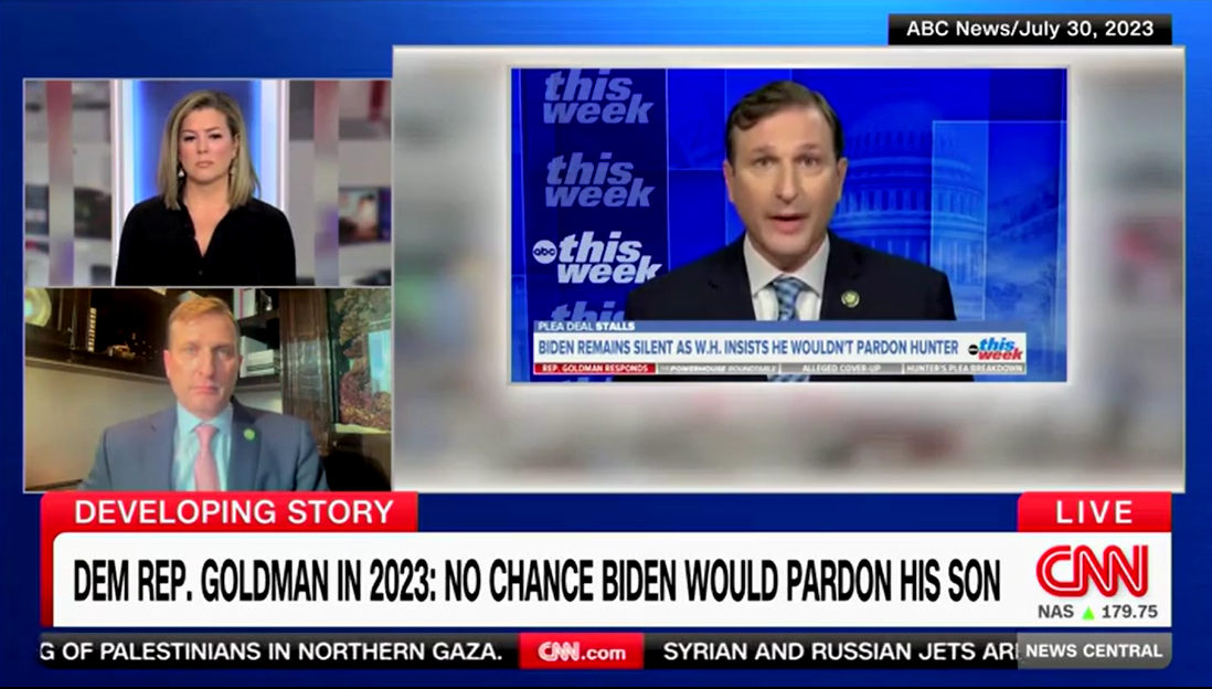 Dem rep confronted with clip of himself saying Biden wouldn't pardon Hunter: 'What does that feel like?'