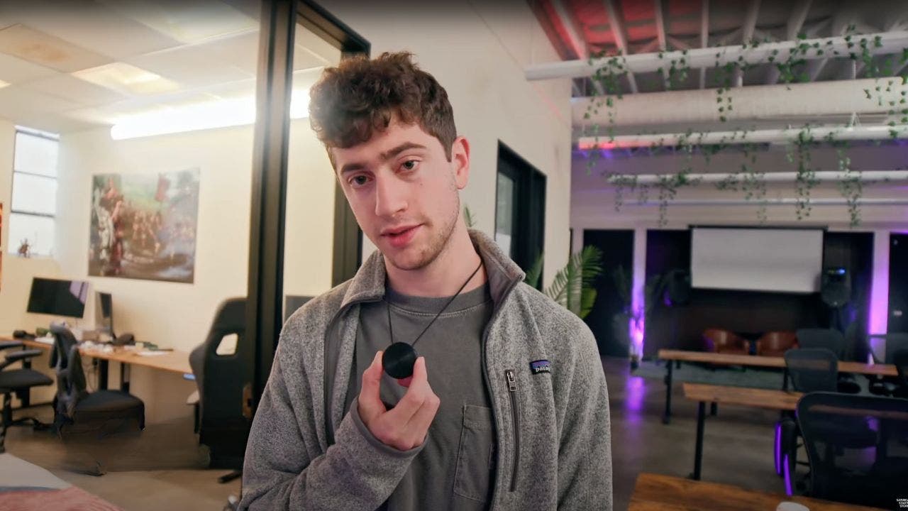 A Harvard dropout creates a wearable AI companion that attaches to the ...