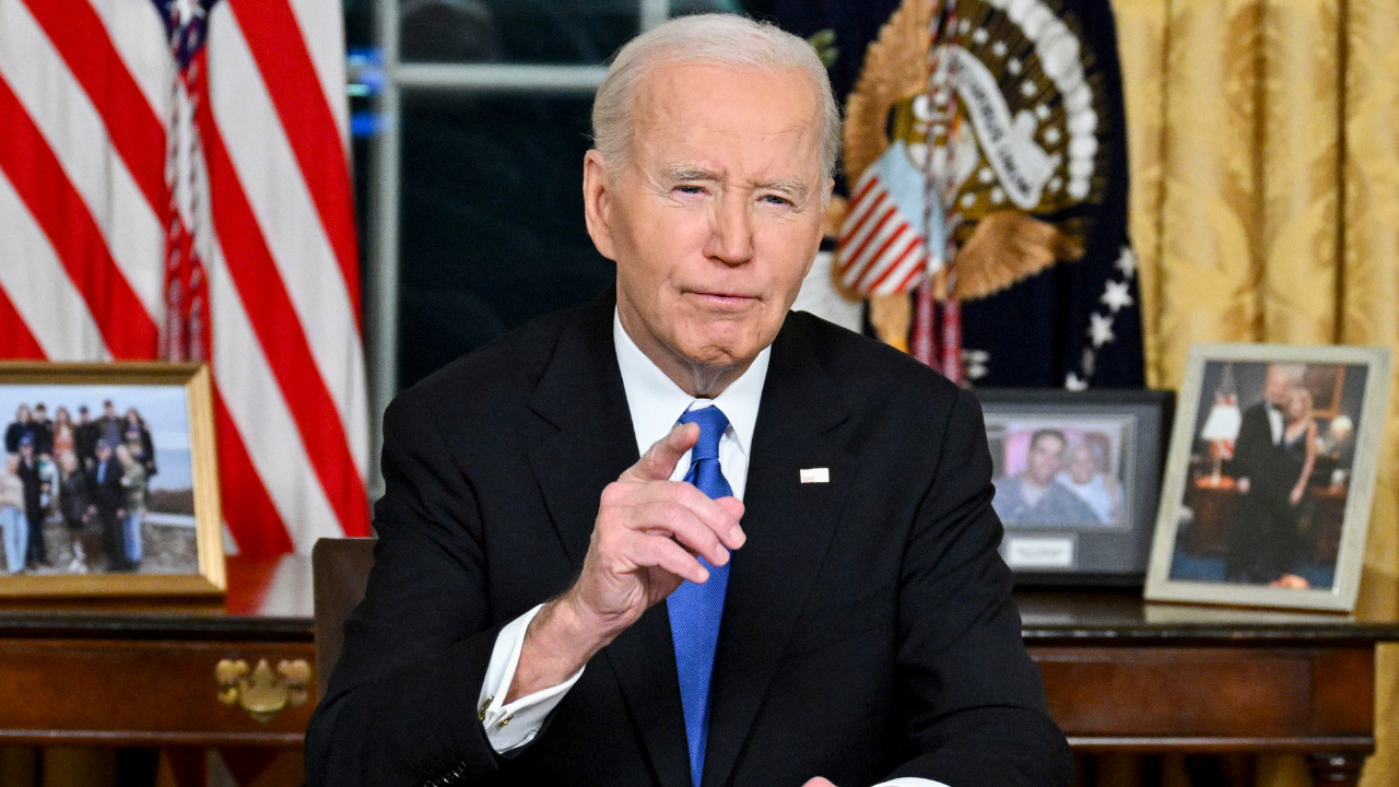 'Biden's Oval Office farewell speech criticized as 'dismal'.'