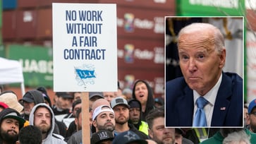 GOP leader warns that Biden will harm the US economy by not intervening in the dockworkers' port strike.