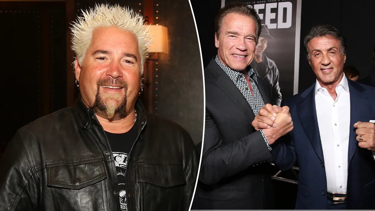 Sylvester Stallone, Arnold Schwarzenegger and Guy Fieri bonded over their love for cooking, according to Fieri.