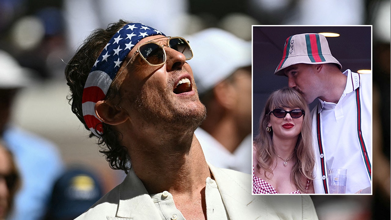 Taylor Swift, Bon Jovi, and Matthew McConaughey display patriotic pride at the US Open.