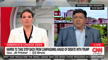 Illinois Gov. Pritzker advises against underestimating Trump in the debate against Harris.