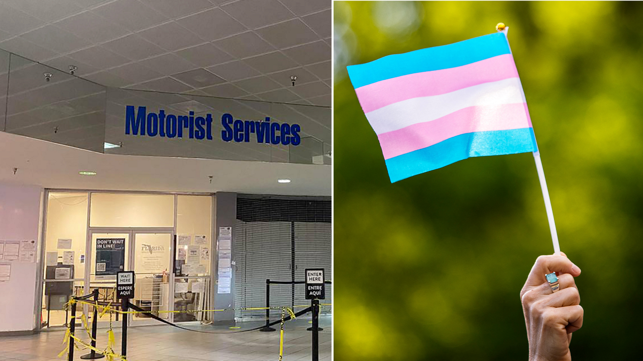 Florida DMV revokes trans TikToker's driver's license due to suspected violation of gender label law change.