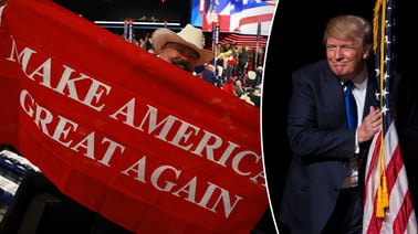 Red state governor to display Trump's flag on Inauguration Day.