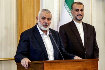 No US involvement in Tehran strike of senior Hamas leader, says military official.