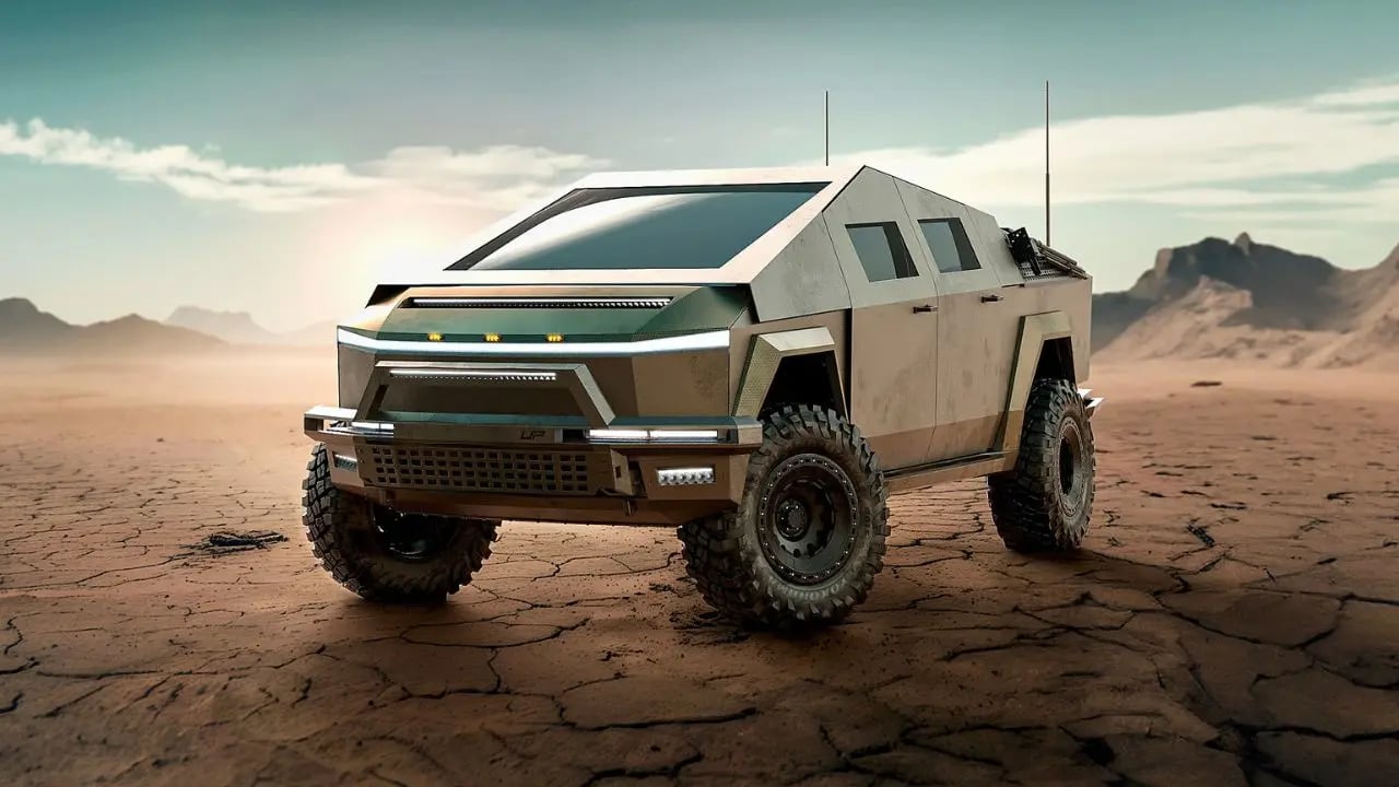 Tesla's Cybertruck receives a military upgrade with a tactical twist.