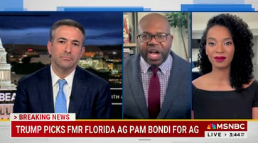 MSNBC contributor warns that Trump's new AG pick Pam Bondi is competent and should be feared.