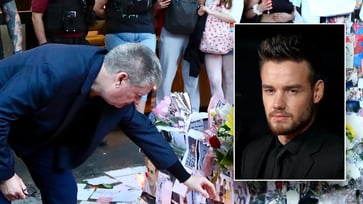 Liam Payne's father visits hotel where his son tragically died; other family members pay tribute.