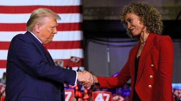 Sage Steele refutes rumors about becoming Trump's press secretary.