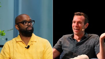 'Pod Save America' host and NY Times reporter engage in a heated online argument over interview with Harris.