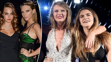 Taylor Swift and Cara Delevingne shared a "wild ride" while living together as roommates.