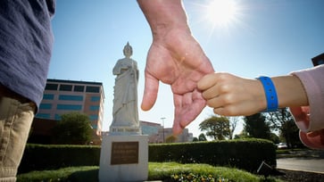 Spread love and cheer to sick children in hospitals on Valentine's Day.