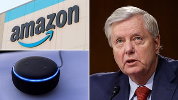 Amazon is being warned by Lindsey Graham about the potential of Alexa interfering in elections.