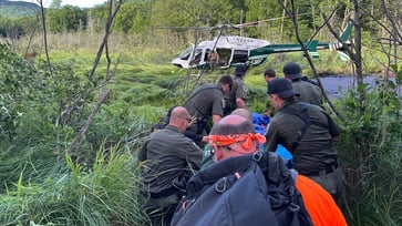 A 75-year-old man was discovered in a Maine bog four days after he went missing.